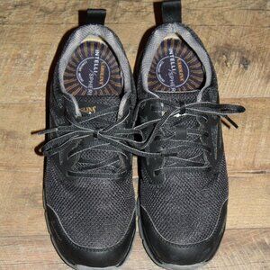 Women's Carolina Black Steel Toe Work Shoes, Size 8